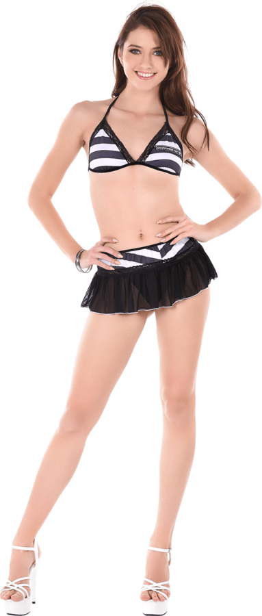 Isabelle Zebra One istripper model