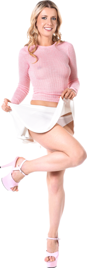 Adriana Sweetblonde Pretty Little Thing istripper model