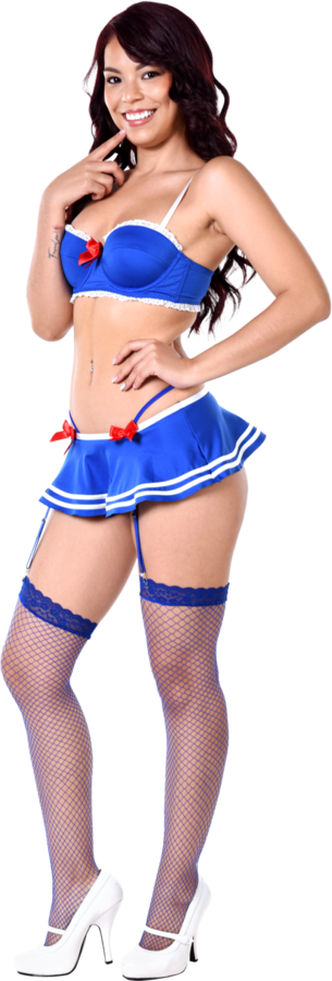 Sky Moon Blue Sailor istripper model