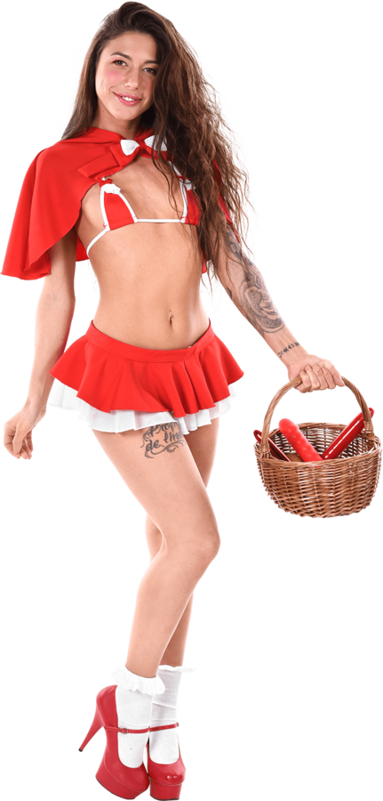 Eva Elle Riding Hood istripper model