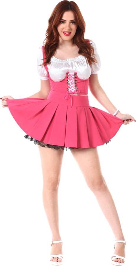 Mina Von D Pleated Rose istripper model