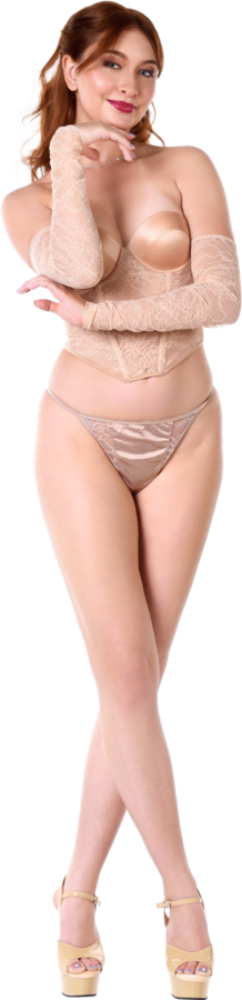 Noi Feja Naked Lace istripper model