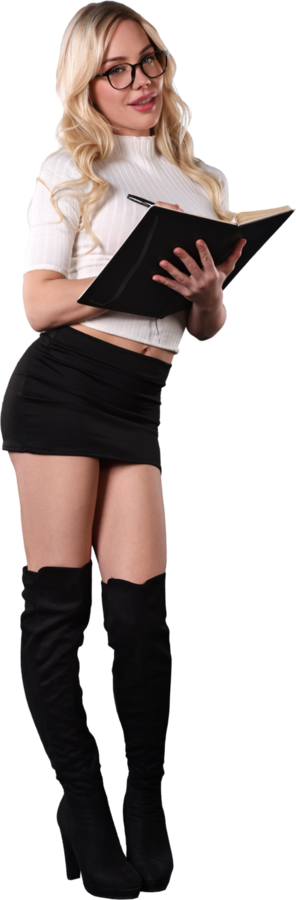 Angie Lynx Office Romance istripper model